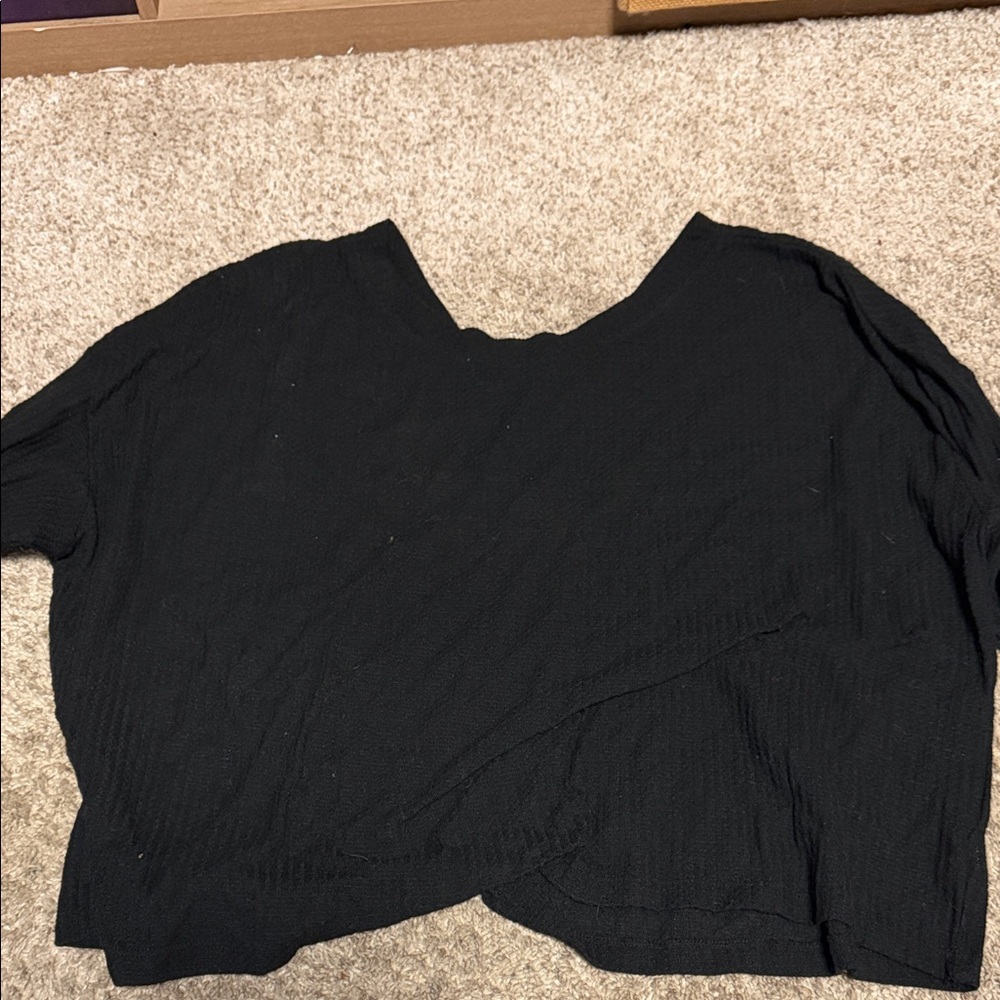 Aeropostale Black Crop Top